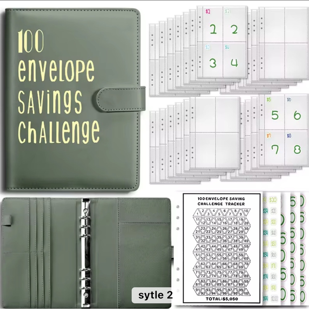 Green Savings Challenge Binder